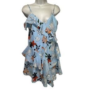 parker carlotta moondance floral sleeveless ruffle dress Size XS